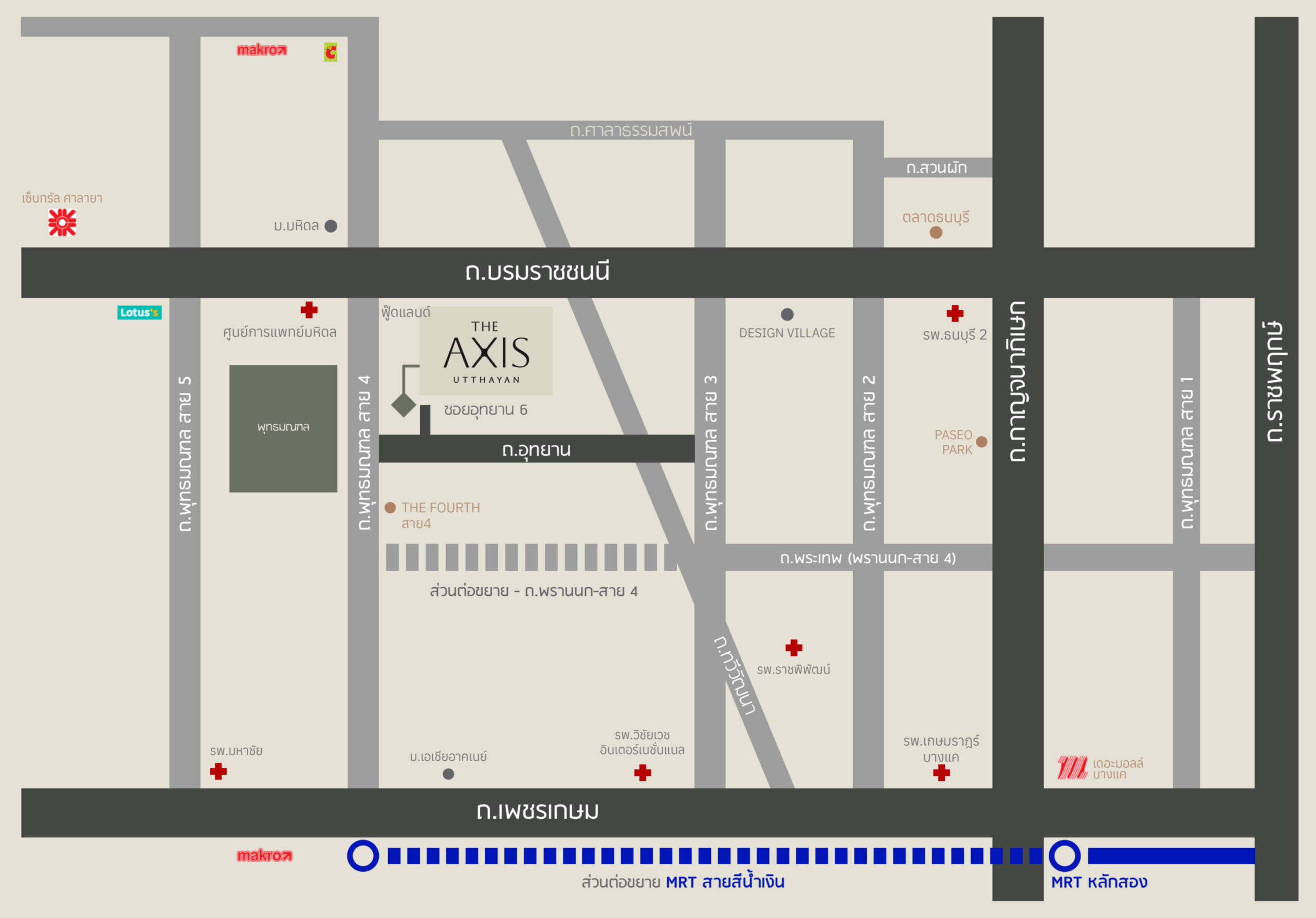 The Axis Utthayan location map